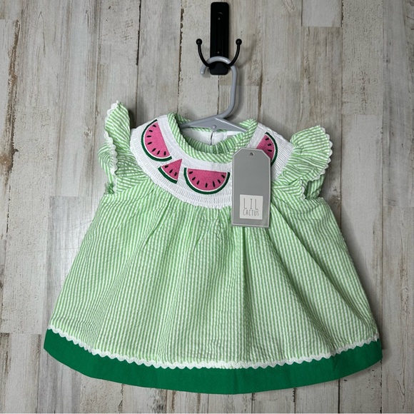 Lil Cactus Other - Lil Cactus Green Watermelon Kids Matching Set